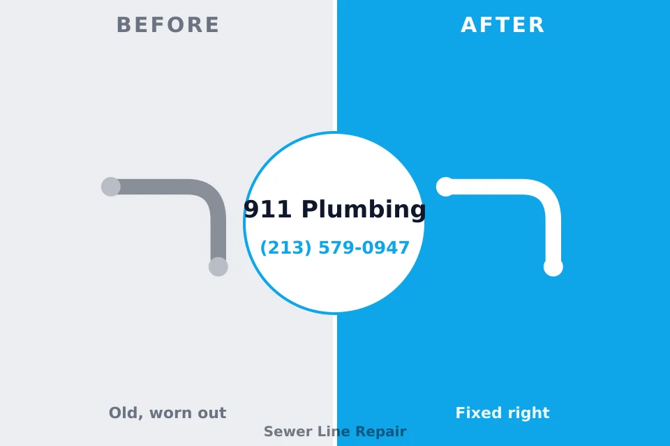 Before and after: plumbing company Fort Valley, AZ